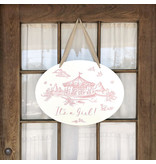 Maison Nola Storyland Toile New Baby Announcement Door Hanger (in store exclusive)