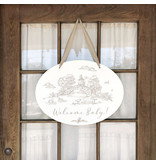 Maison Nola Storyland Toile New Baby Announcement Door Hanger (in store exclusive)