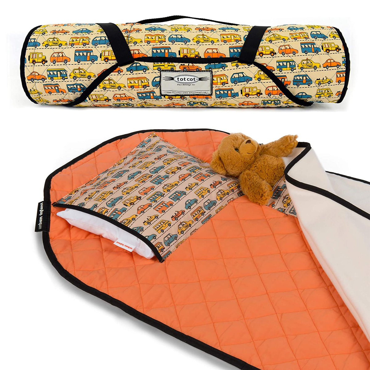 Zippered Carrier for Urban Infant Toddler Tot Cot Nap Map