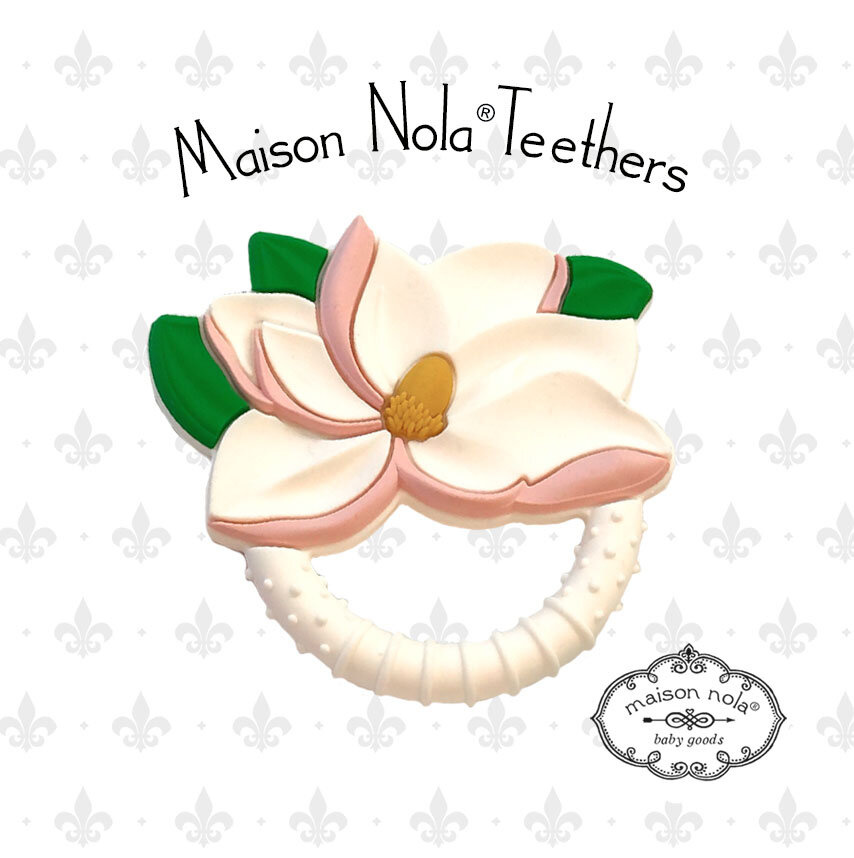 Maison Nola Magnolia Silicone Teether