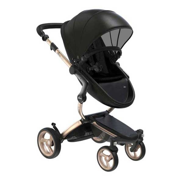 Mima Mima Xari 4G Complete Stroller with Car Seat Adapters - Champagne