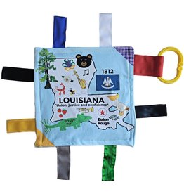 Louisiana State Baby Learning Crinkle Tag Toy