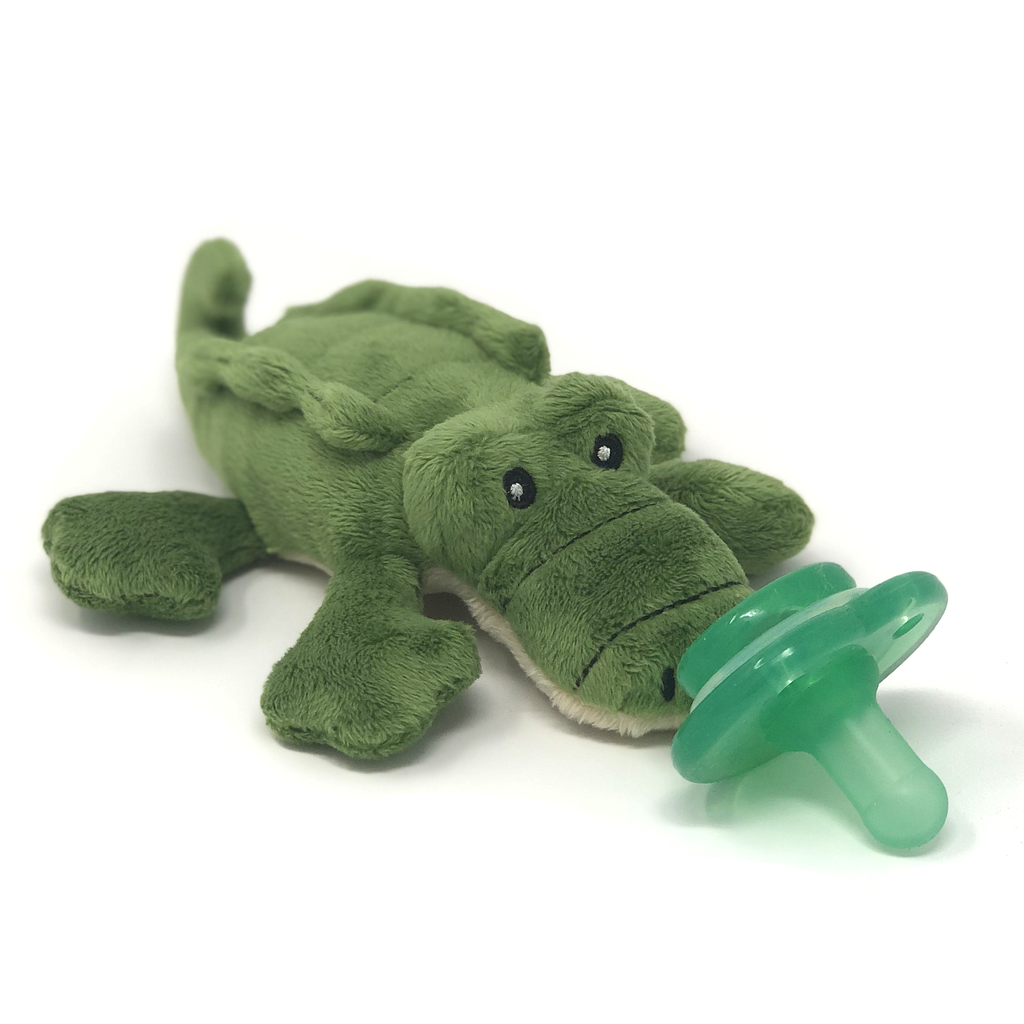 Nookums Alli Alligator | Plush Paci Buddy Pacifier Holder