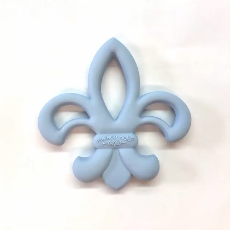 Maison Nola Fleur de Lis Silicone Teether