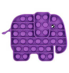 Poptastic Silicone Fidget Popper Toy - Elephant