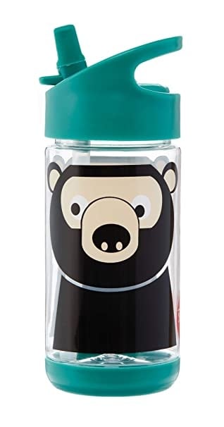 3 Sprouts Animal Flip Top Water Bottle (BPA-Free)