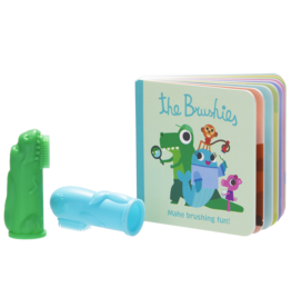 The Brushies 2-Pack of Brushies with Chomps the Dino & Willa the Whale Mini Book