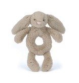 Jellycat Jellycat Bashful Beige Bunny Soft Ring Rattle