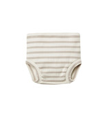 Quincy Mae Quincy Mae Ash Stripe Organic Ribbed Bloomers
