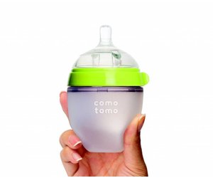 comotomo baby bottle green
