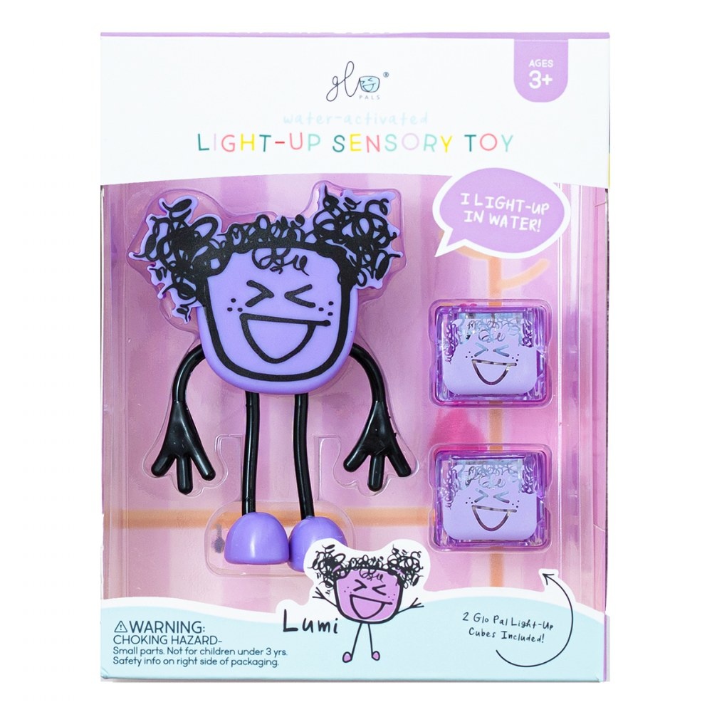 Glo Pals Glo Pals Character Pack with 2 Light Up Sensory Cubes