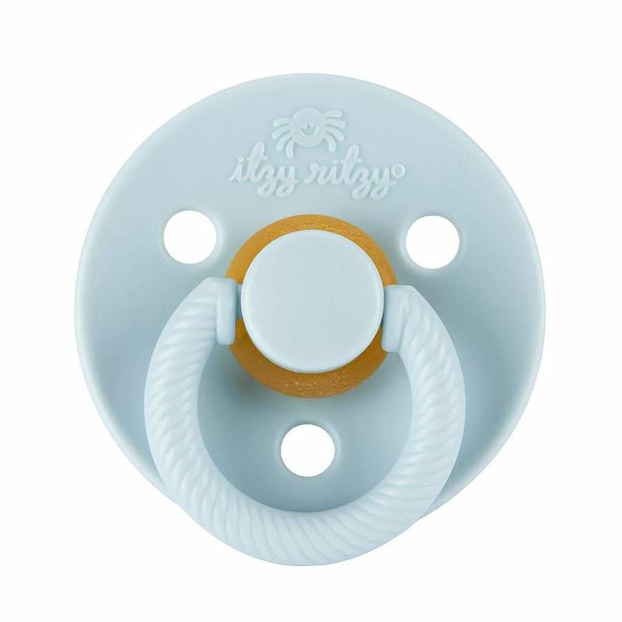 Itzy Ritzy Itzy Soother Natural Rubber Pacifier Set - Blue