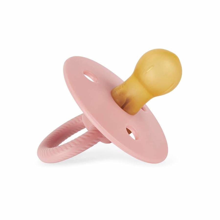 Itzy Soother Natural Rubber Pacifier Set Pink ZukaBaby