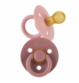 Itzy Ritzy Itzy Soother Natural Rubber Pacifier Set - Pink