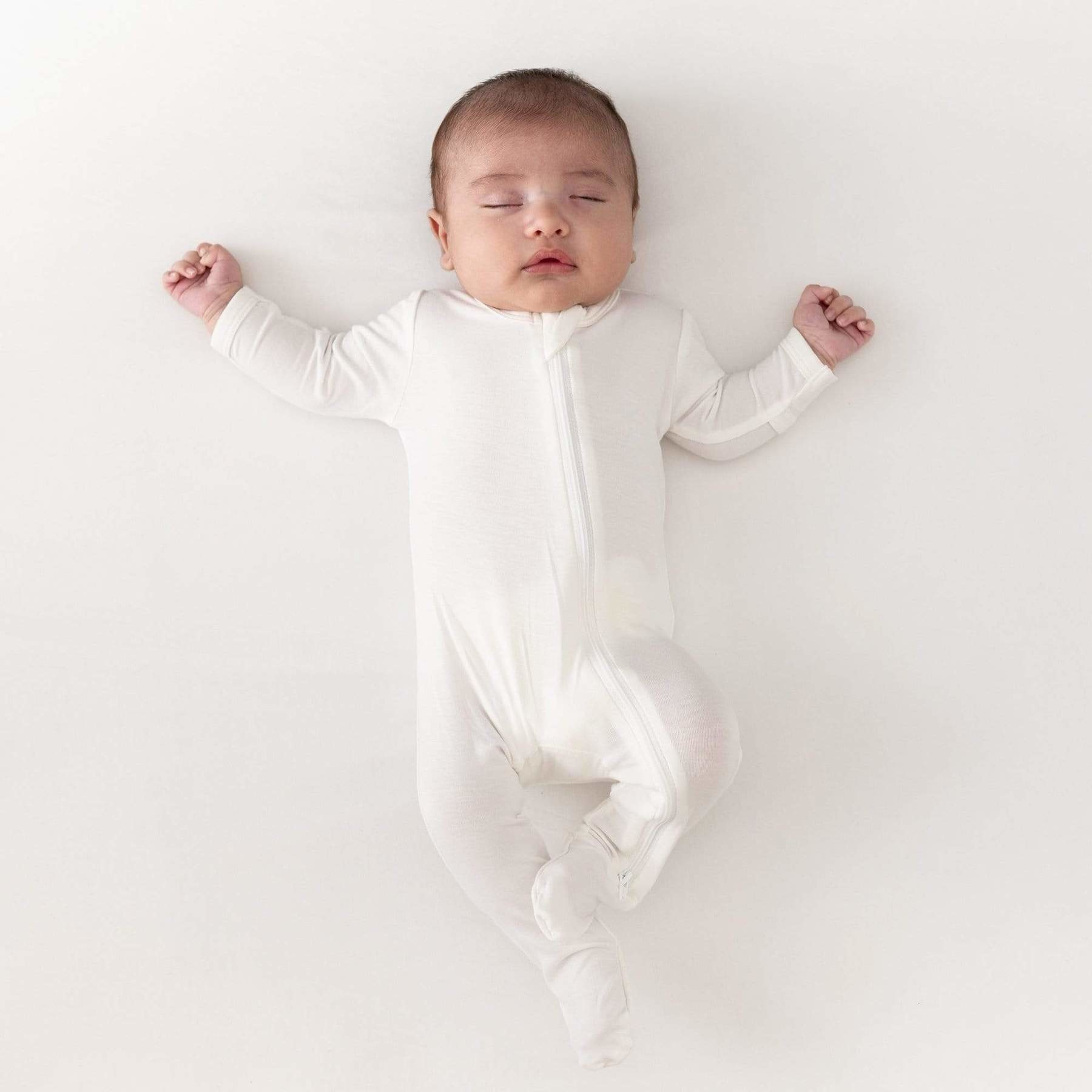 Kyte Baby Kyte Bamboo Zippered Footie | Cloud