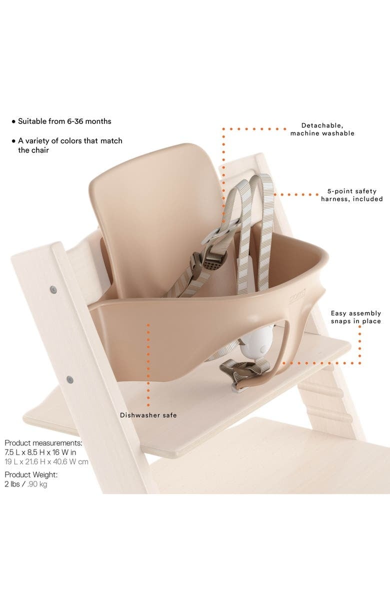 Stokke Stokke Tripp Trapp High Chair  with Matching Baby Set and Harness | Beechwood