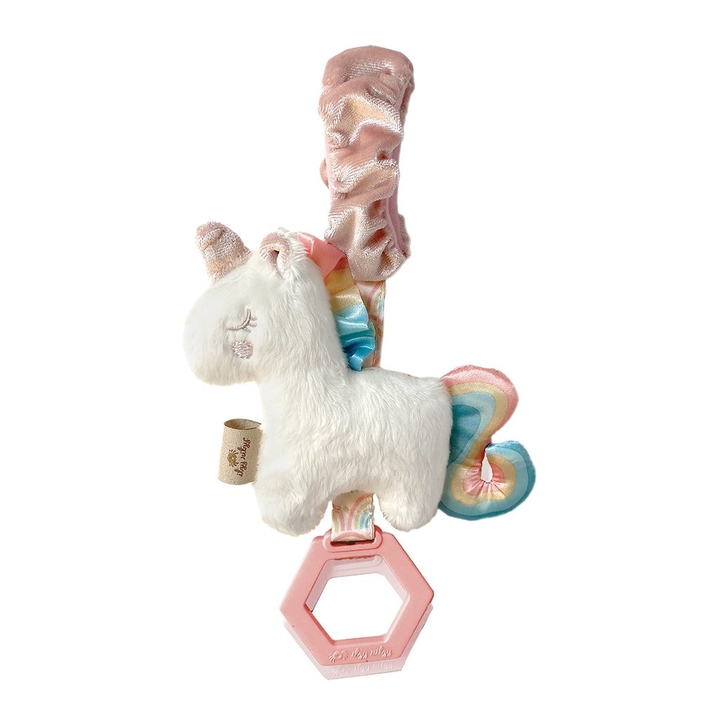 Itzy Ritzy Ritzy Jingle™ Attachable Travel Toy | Unicorn