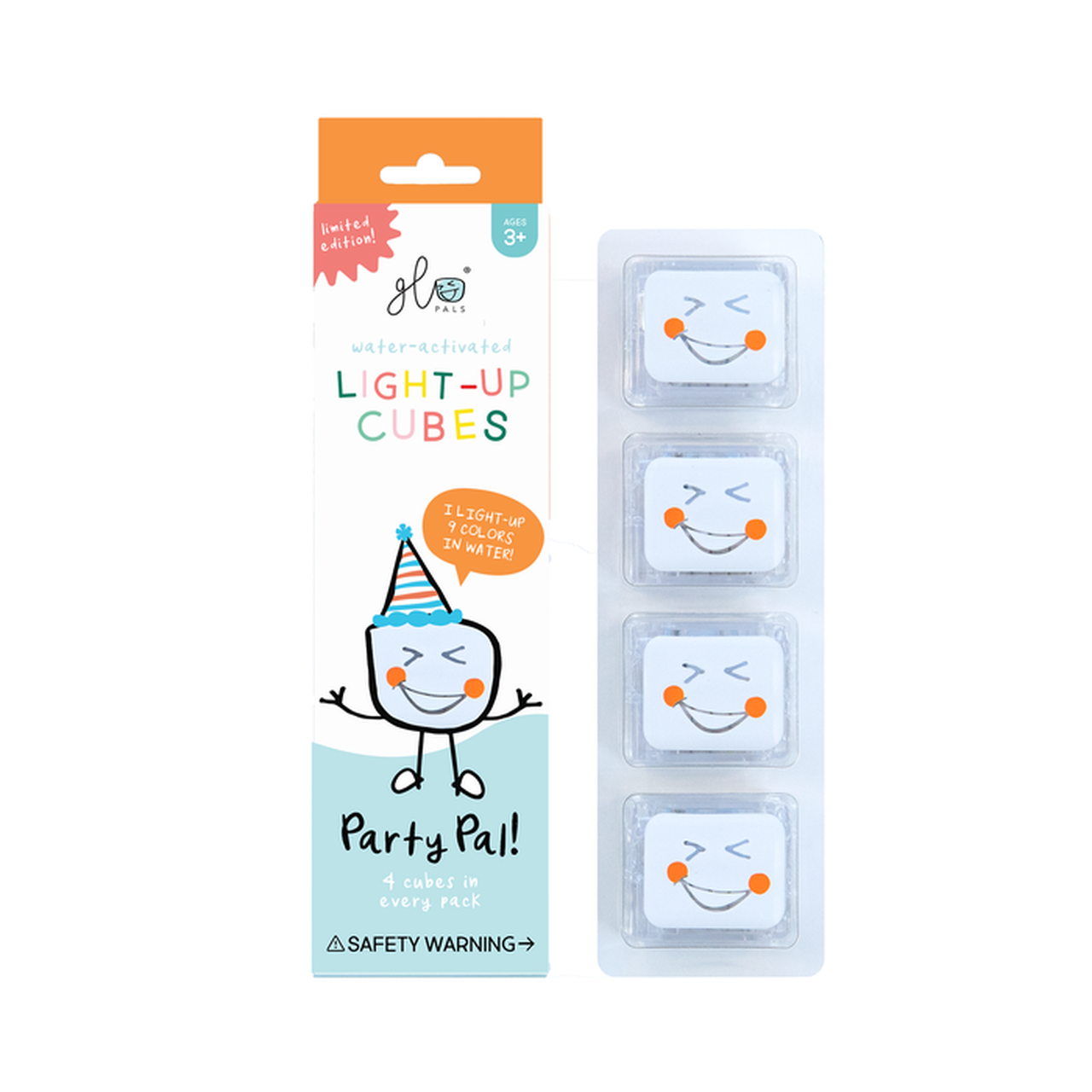 Glo Pals Glo Pals 4-pack Light Up Sensory Cubes