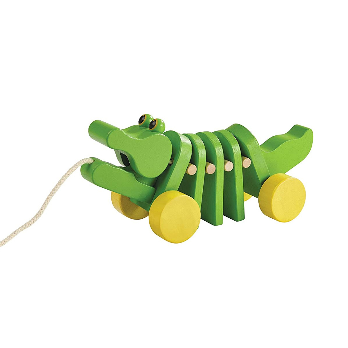 PlanToys Dancing Wooden Alligator | Green