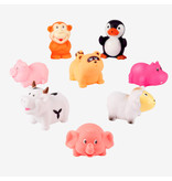 Elegant Baby Animal Party Squirtie Baby Bath Toys