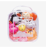 Elegant Baby Animal Party Squirtie Baby Bath Toys
