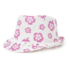 Flap Happy Fedora Club Hat UPF 50+ | Wild Hibiscus -(in store exclusive)