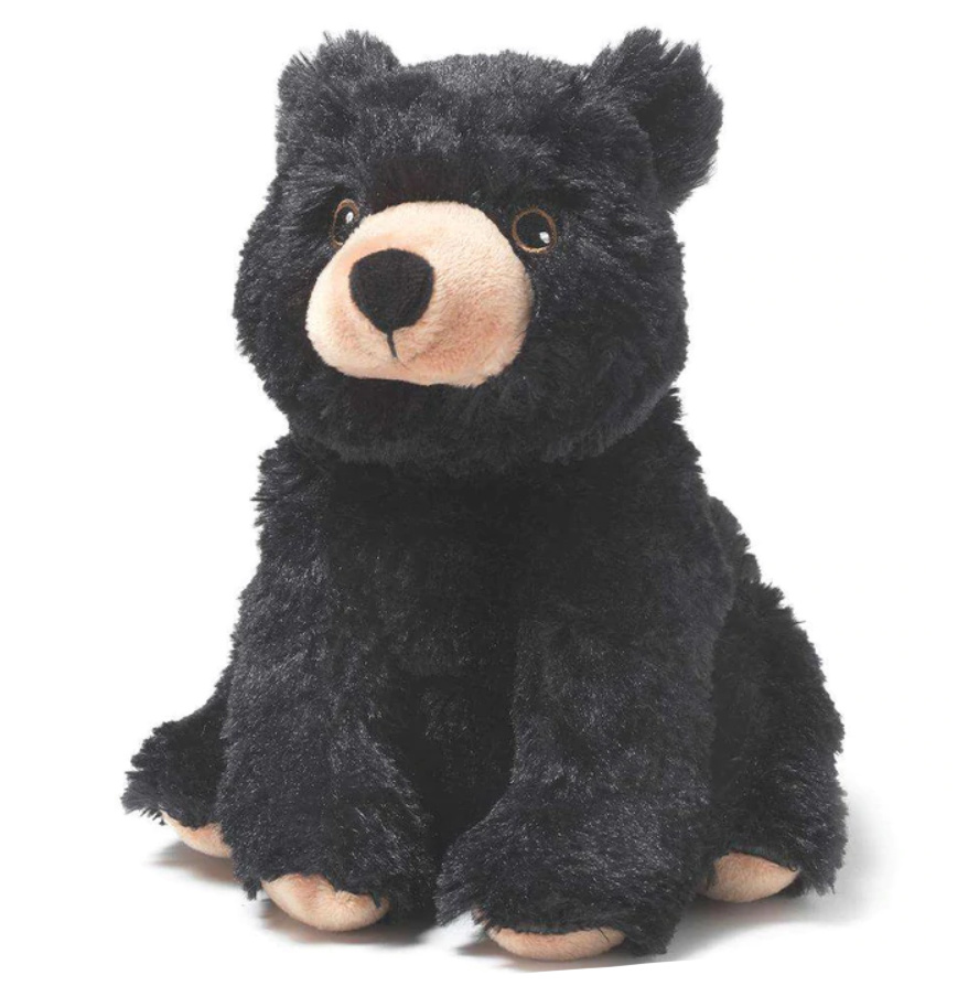 Warmies Black Bear Warmies Plush Stuffed Animal (13in)