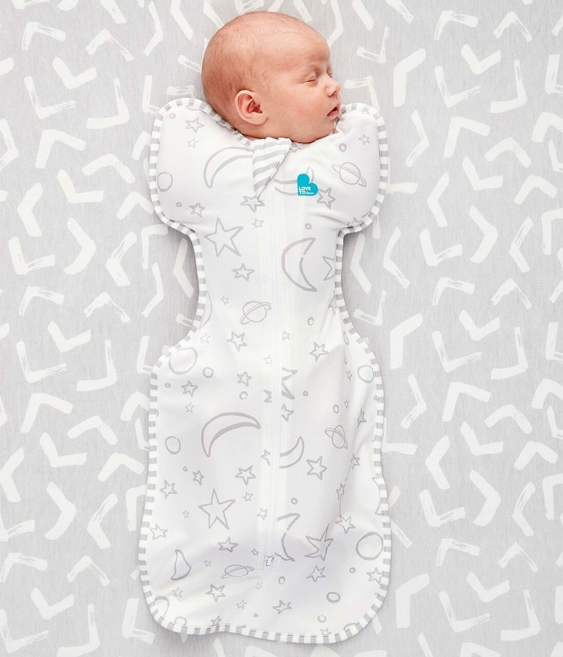 Love to Dream Love to Dream Swaddle UP Silky Lux Bamboo Moon and Stars