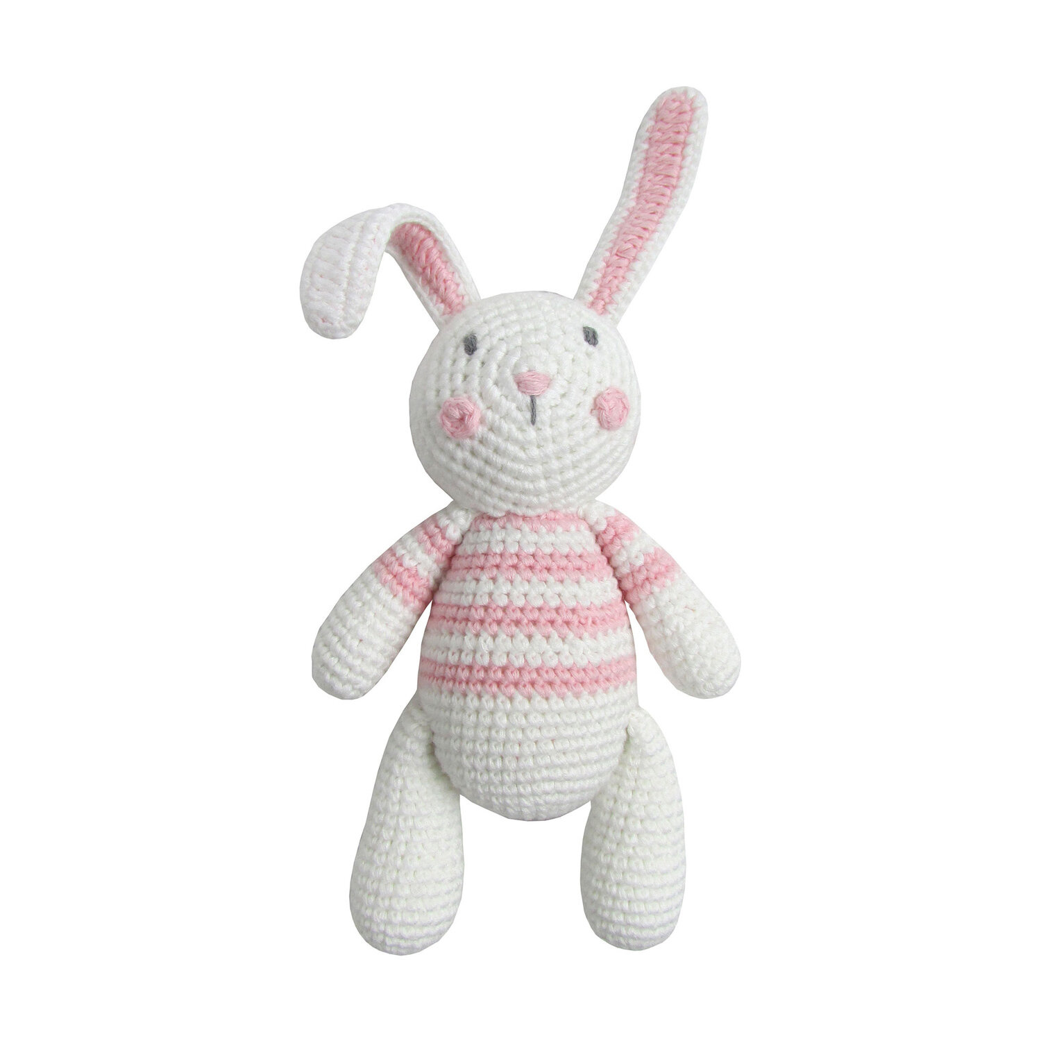 Albetta Bunny Hand Crocheted Rattle
