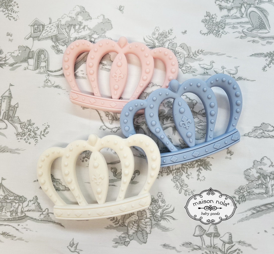 Maison Nola Royal Crown Silicone Teether