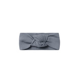 Quincy Mae Quincy Mae Organic Ribbed Knotted Headband | Washed Indigo