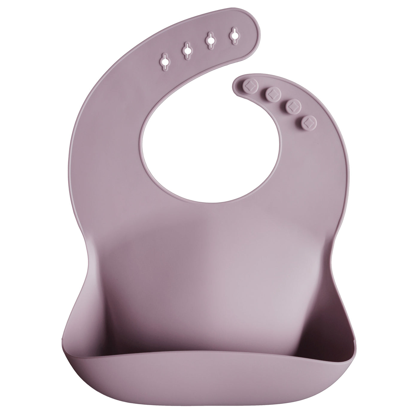 Mushie Silicone Adjustable Bucket Baby Bib by Mushie