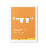 Compendium Greeting Card - There is a Miracle in Every New Beginning