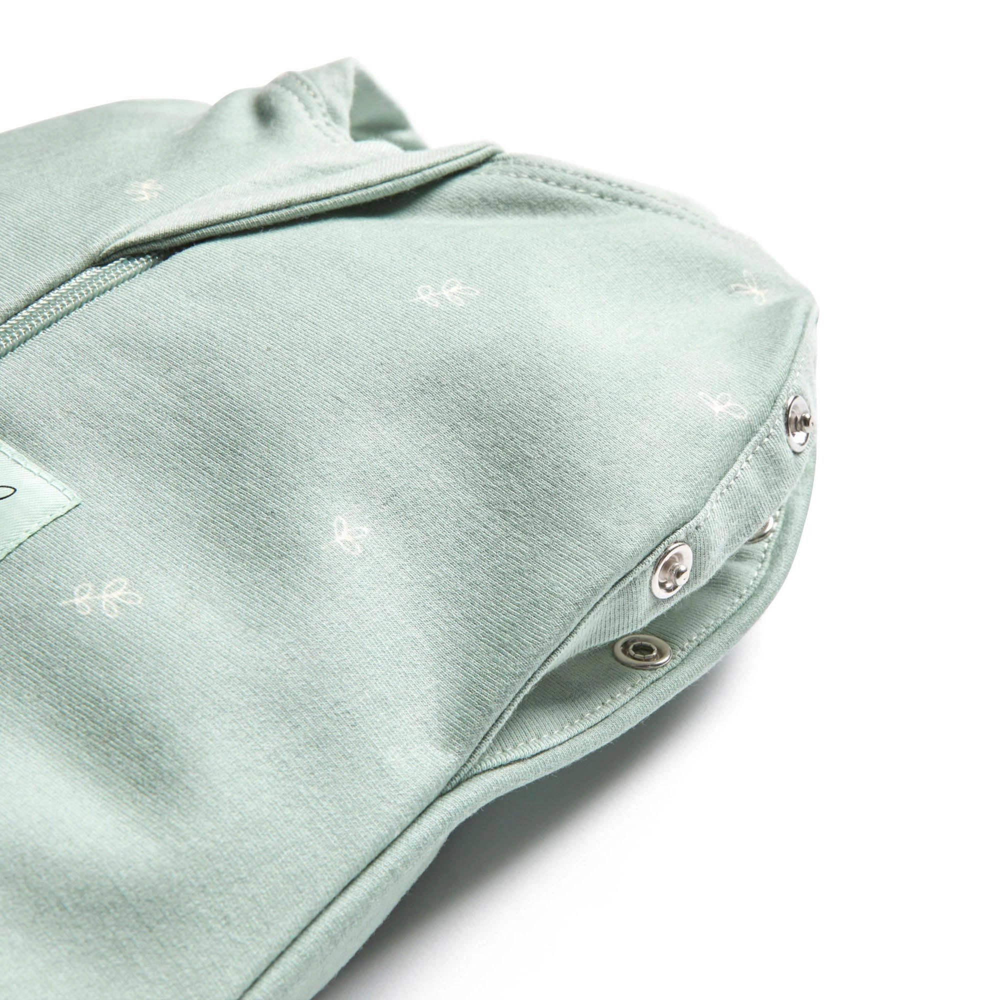 ergoPouch Cocoon Organic Zip Up Swaddle Bag - Sage 0.2 TOG