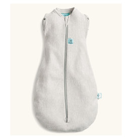 ergoPouch Cocoon Organic Zip Up Swaddle Bag - Grey Marle 0.2 TOG