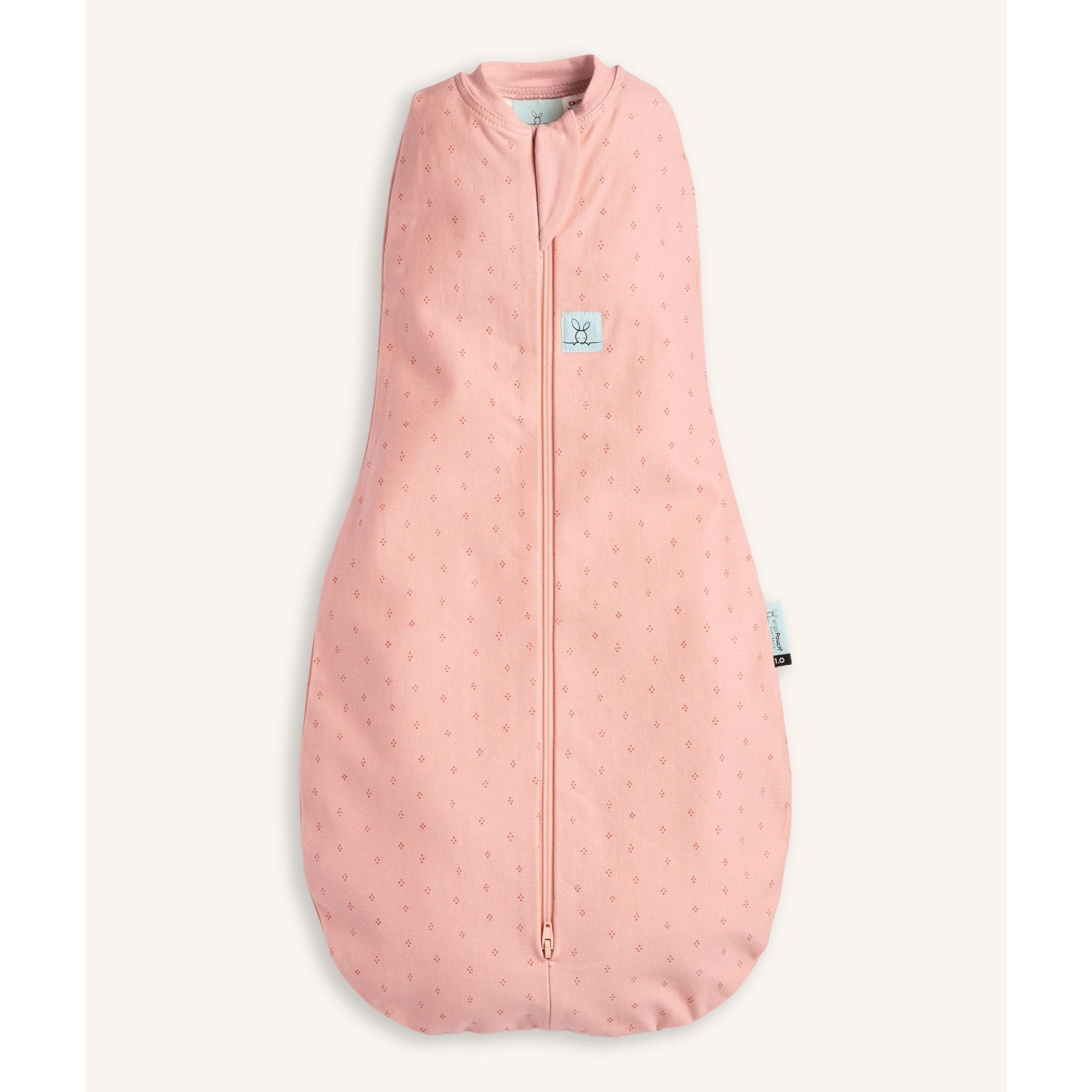 ergoPouch Cocoon Organic Zip Up Swaddle Bag - Berries 0.2 TOG