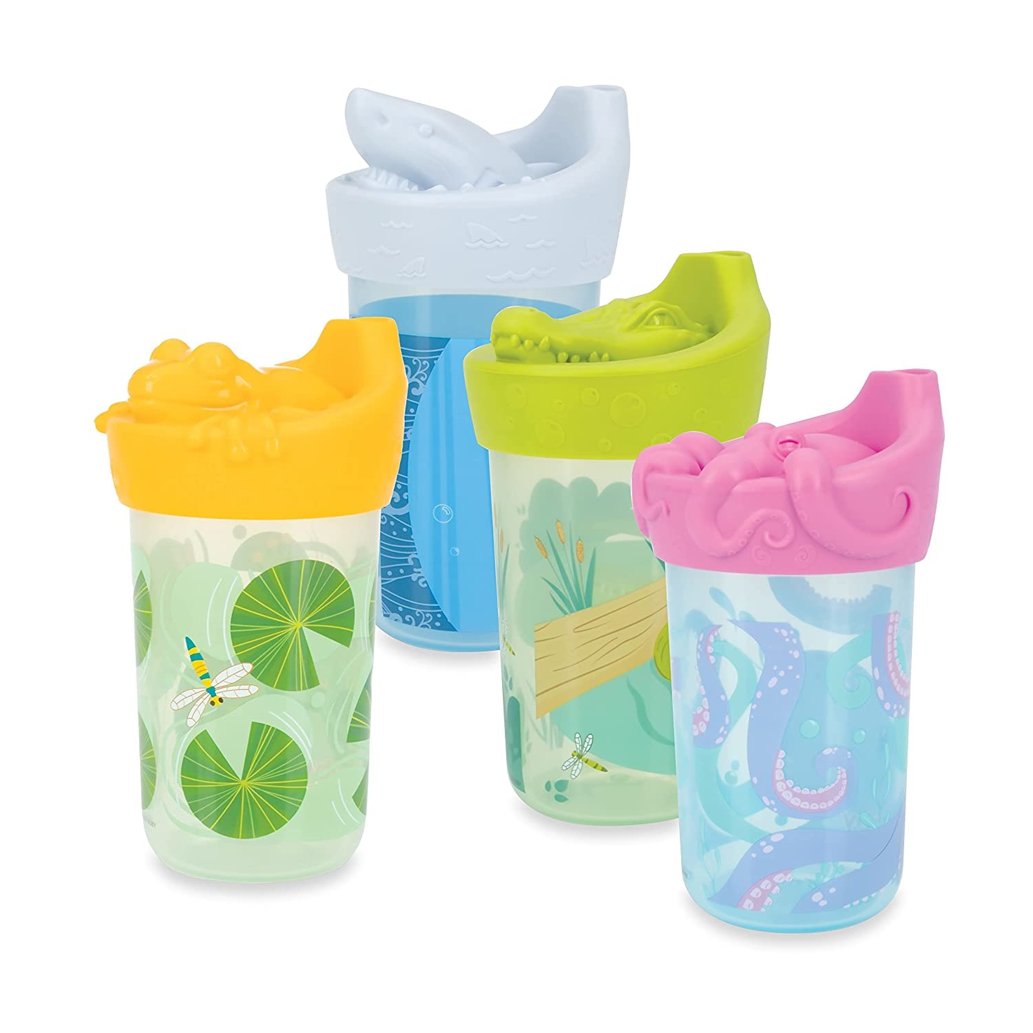 Nuby 3D No Spill Character Sippy Cup with Silicone Top (bpa free)