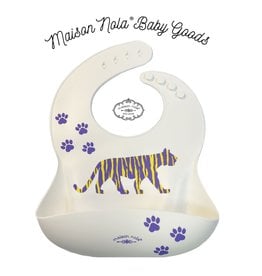 Maison Nola Tiger Silicone Bib