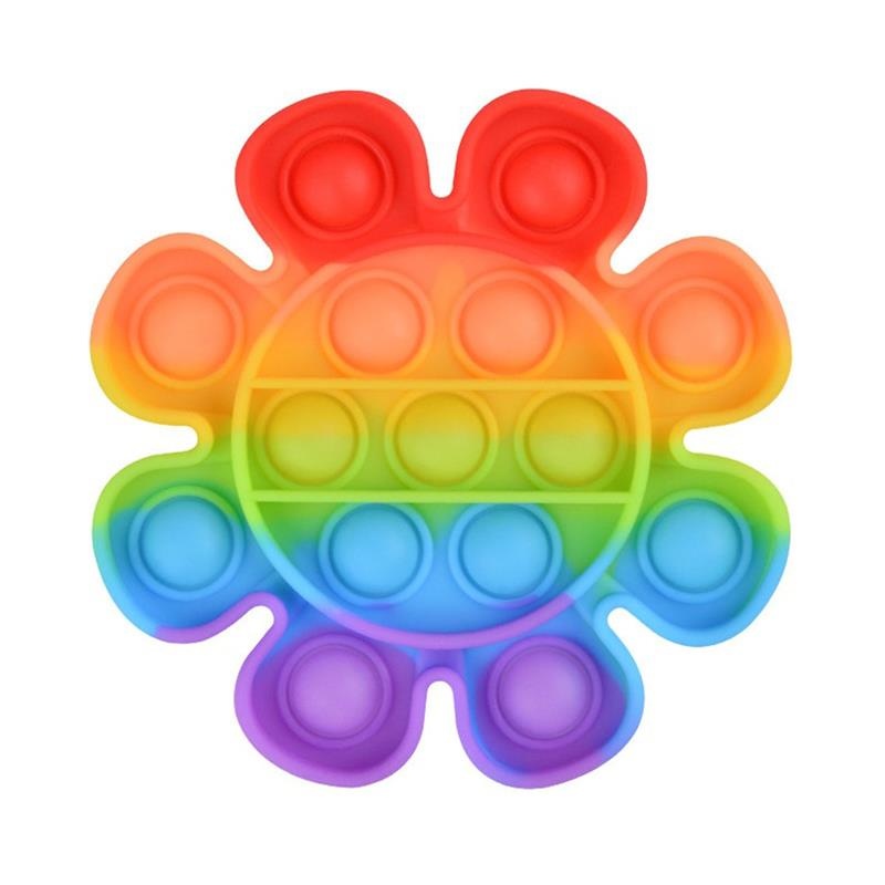 Rainbow Flower Pop Fidget Toy