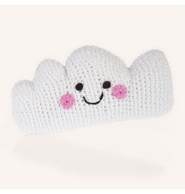 Pebble Friendly Cloud Knitted Rattle