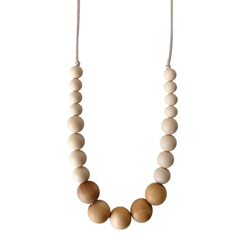 Chewable Charm The Landon Teething Necklace | Cream