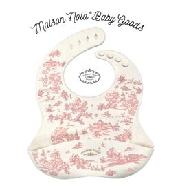 Maison Nola Storyland Toile Silicone Bucket Bib