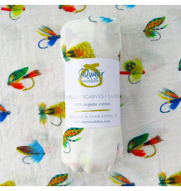 Saltwater Swaddles Bait Buddies Organic Cotton Swaddle Blanket