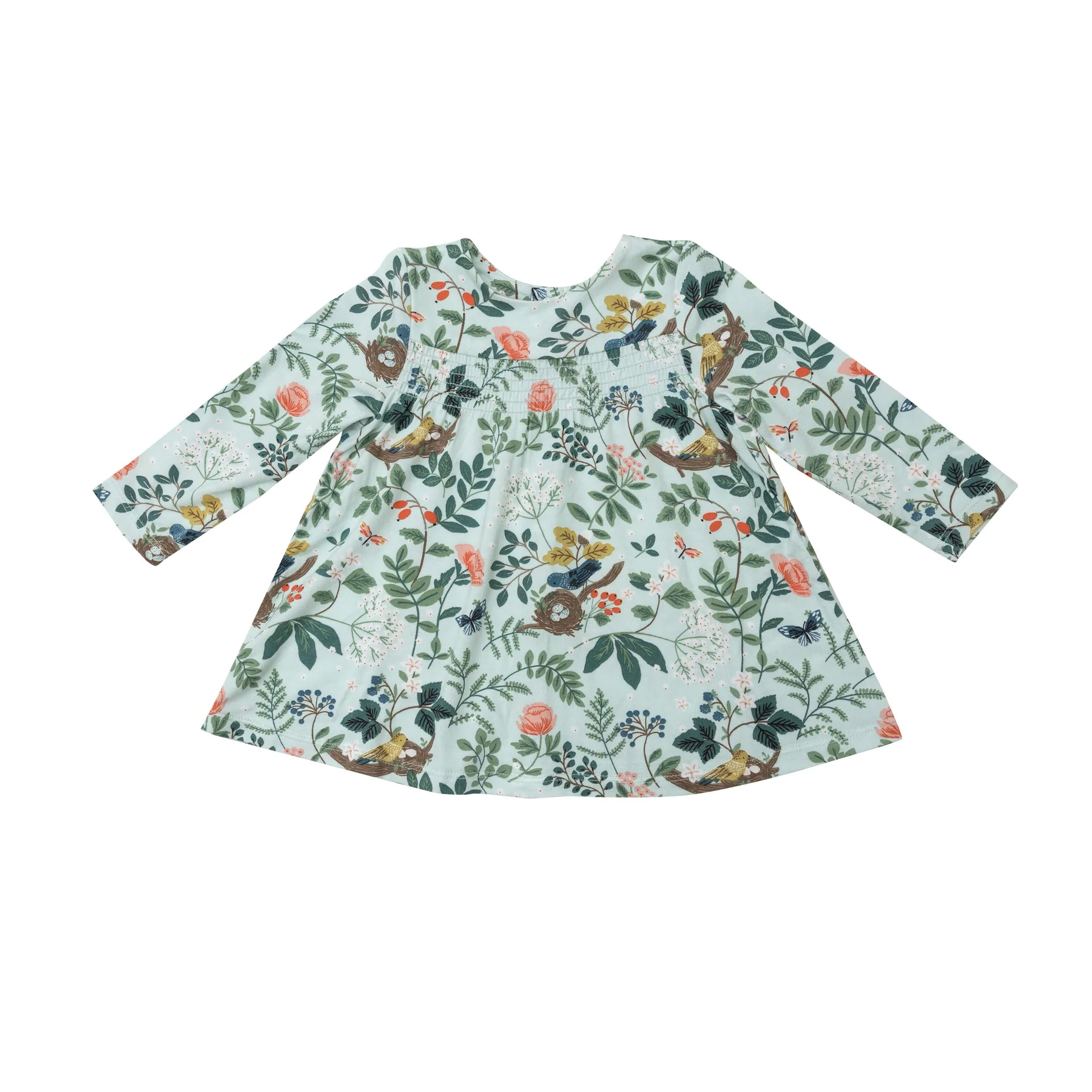 Angel Dear Woodland Bird and Nest Smocked Top and Bamboo Legging Set