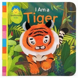 Books Smithsonian I am a Tiger Puppet Book