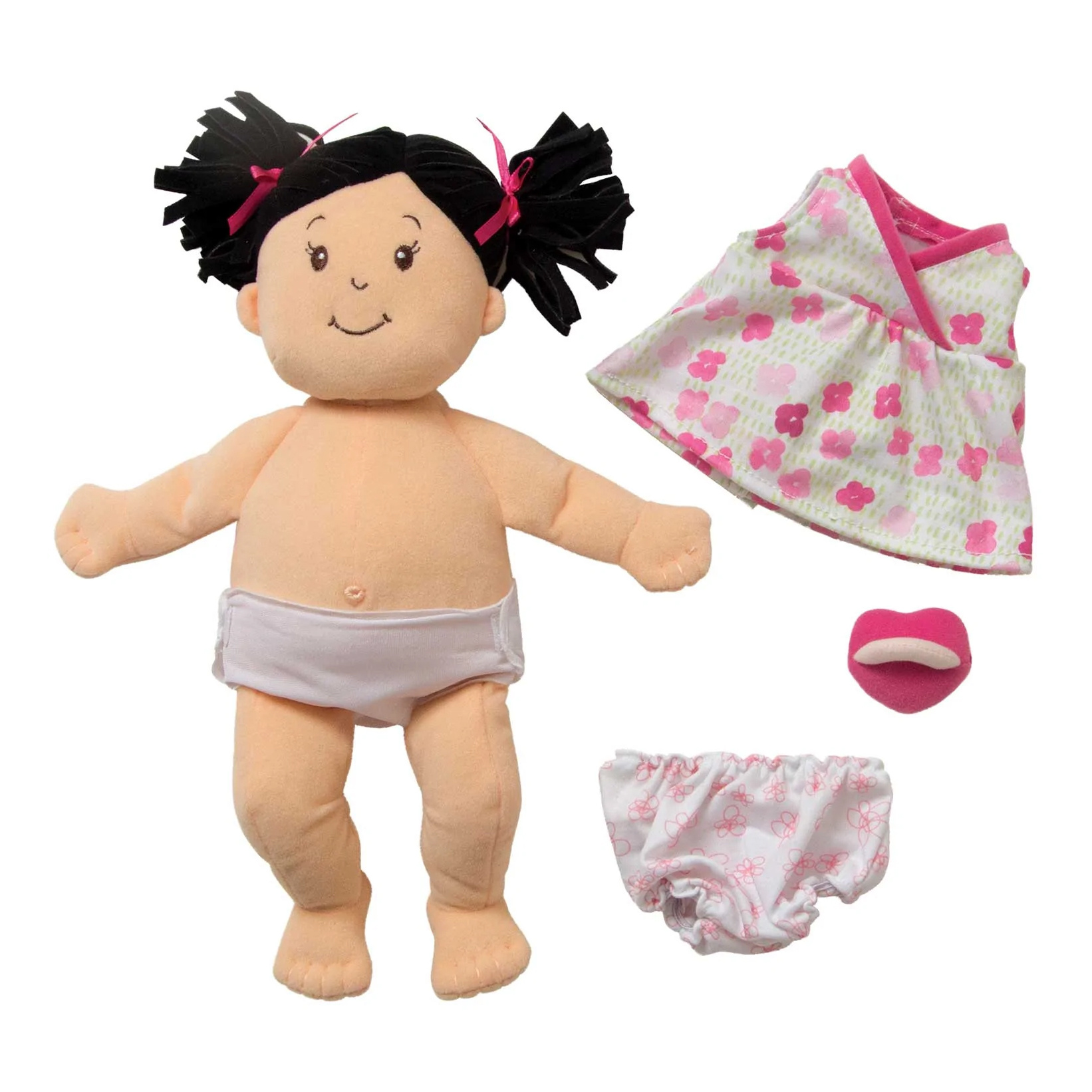 Manhattan Toys Baby Stella Peach Doll | Black Hair (in store only)