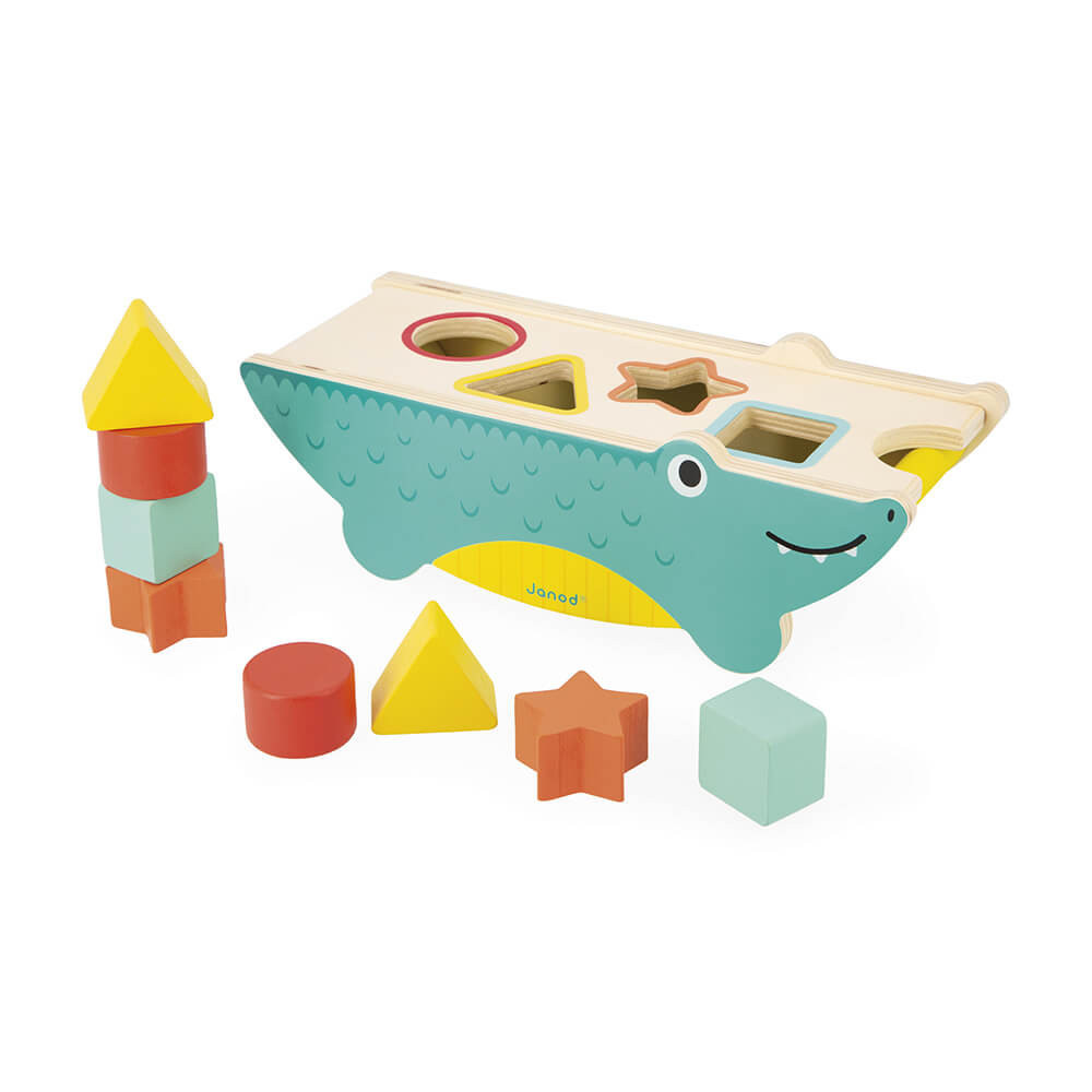 Juratoys Tropik Wooden Shape Sorting Alligator