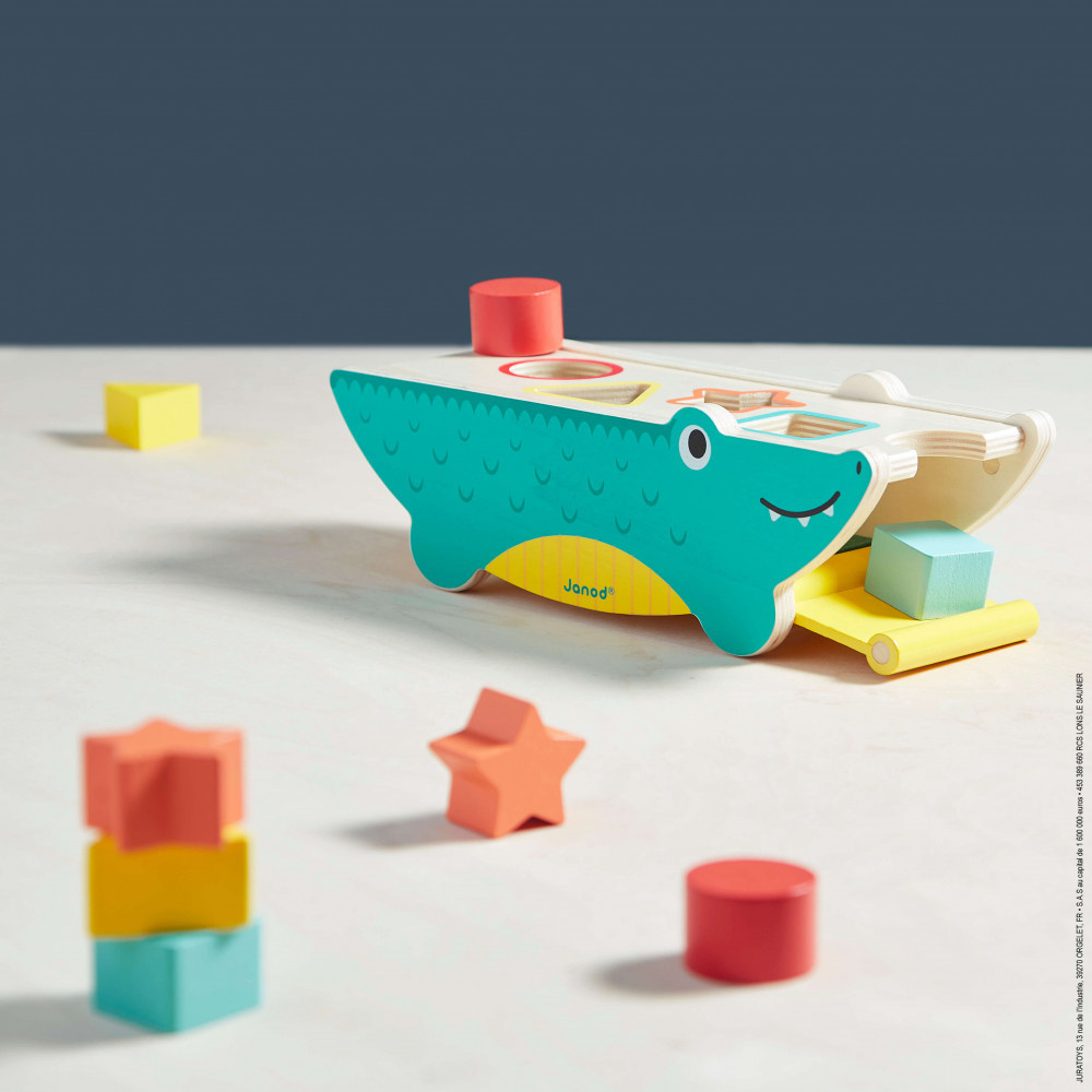 Juratoys Tropik Wooden Shape Sorting Alligator