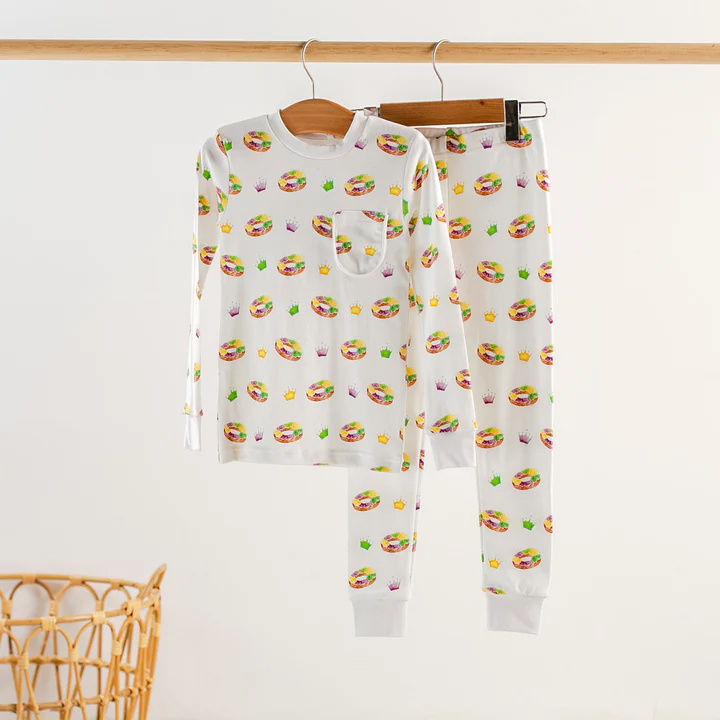 Nola Tawk King Cake Organic Cotton Pajamas