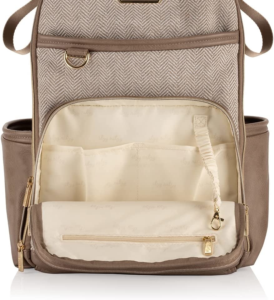 Itzy Ritzy Itzy Ritzy Boss Plus Backpack Diaper Bag | Vanilla Latte (in store exclusive)